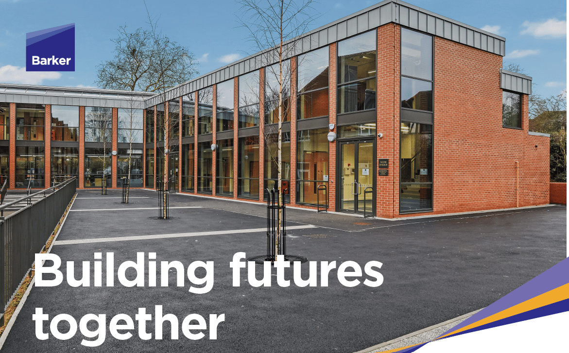 A new academy building to represent our school estate management services