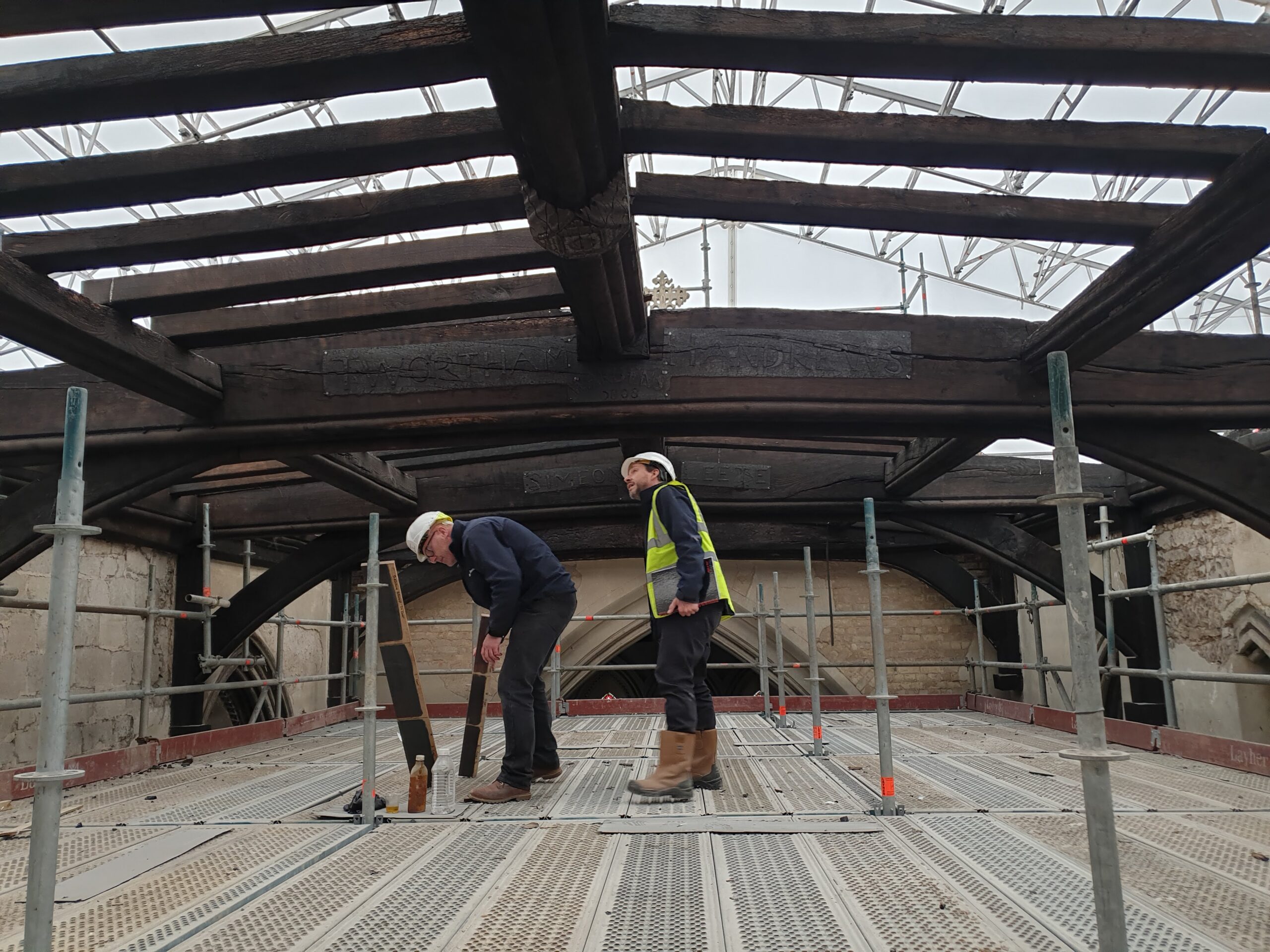 St. John the Baptist Church Restoration After Fire Damages